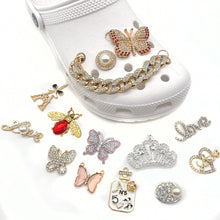 Load image into Gallery viewer, Pick in Live Bling Shoe Charms Fits for Clog Sandals