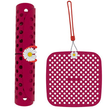 Load image into Gallery viewer, Shoe Decoration Charm Organizer Shoe Charm Portable Roll Storage Bag Wall Mounted Hanging Silicone Display Stand Not Contain Shoe Charm