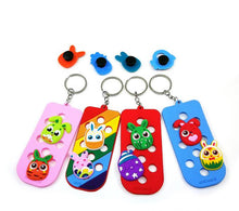 Load image into Gallery viewer, Keychian for croc shoe charms decoration
