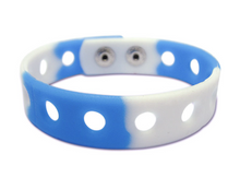 Load image into Gallery viewer, 7 Inch Wristbands Silicone Bracelets for Party Gifts and Shoe Charms
