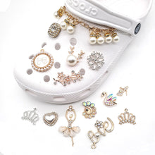 Load image into Gallery viewer, Pick in Live Bling Shoe Charms Fits for Clog Sandals
